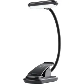 Lampička Stolní LED lampička ETA 089490000 s klipem, nabíjecí, stmívatelná černá