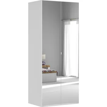 Šatní skříň Black Red White Flex 142 (bílá) (se zrcadlem)