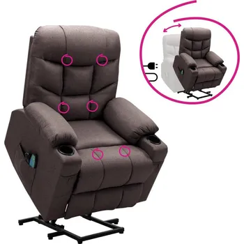 Křeslo Tempo Kondela Hipocresias (hnědá)