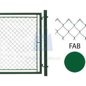 branka Branka jednokřídlá, zelená, 4HR výplet, FAB, LIGHT 1000 x 1000 mm, balení 1 ks