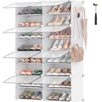 Botník XXXLutz REGÁL NA BOTY, bílá, 83/125/32 cm - Online Only šatny & botníky - 002543037003