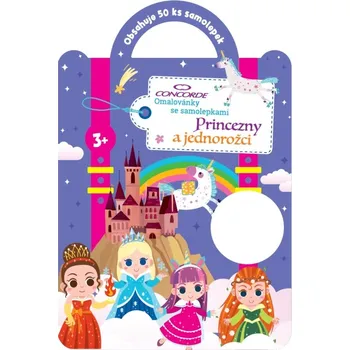 omalovánky Omalovánky se samolepkami Princezny a jednorožci