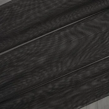 Zbytek - Měkký tyl černý