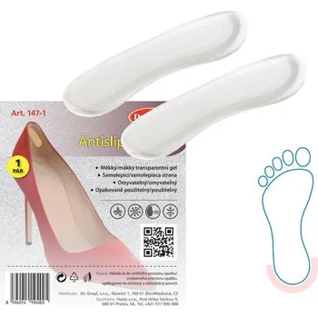 ortopedická podložka DEMAR DR. GREPL-147-1 GELOVÉ patičky antislip-opora paty