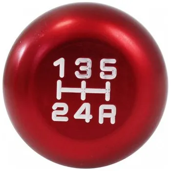 Hlavice řadicí páky Hliníková řadicí páka 5B Univerzální Červená