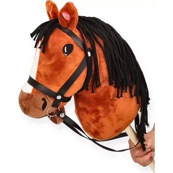 Hobby horsing Hobby horse hnědák na tyči pro děti