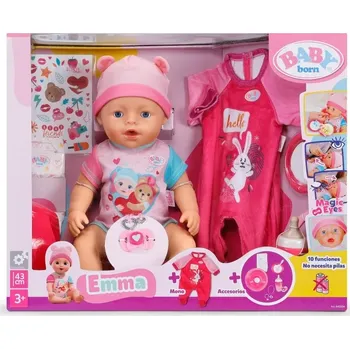 Panenka panenka baby born emma 43 cm v růžovém body