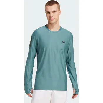 Dámská mikina ADIDAS Tričko Own The Run Long Sleeve M MODRÁ