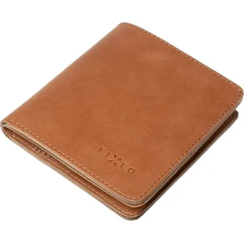 Kožená peněženka FIXED Classic Wallet z pravé hovězí kůže, hnědá