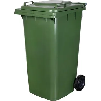 Odpadkový koš Nadoba Strend Pro GB4, 240 lit, zelená, popolnica na odpad "P"