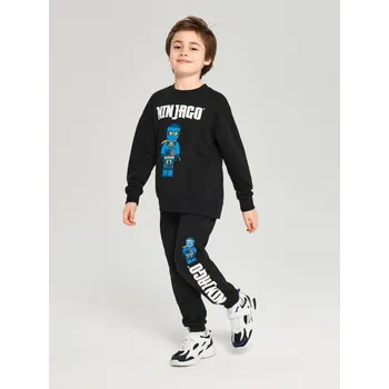 Chlapecké kalhoty Sinsay - Tepláky jogger Lego Ninjago - černá - 301FC-99X - 301FC-99X-128