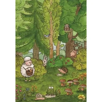 Obraz Pohlednice s omalovánkou - Ať je všechno v pořádku