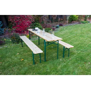 Zahradní sestava Zahradní set AMAYA - zelený / borovice