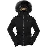 Dámská softshellová lyžařská bunda Alpine Pro DOWELA - černá / XL