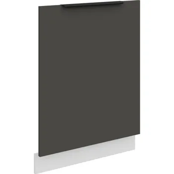 Kuchyňská skříňka Dvířka pro vestavnou myčku LUNARA - 60x72 cm, grafit / bílé