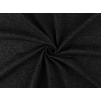 Úplet viskózový hrubší METRÁŽ - 2 (068) šedá tmavá