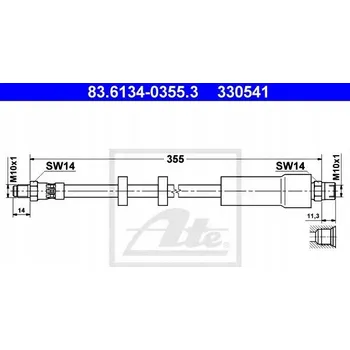 Brzdová hadice ATE 83.6134-0355.3 Brzdová hadice