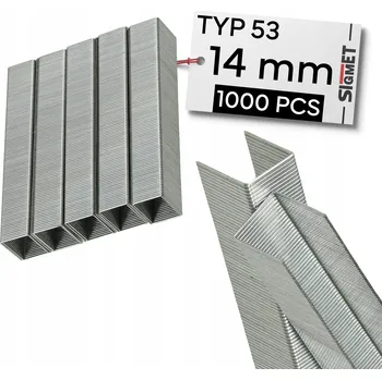 Průmyslová sponka Čalounické sponky 14 mm typ 53 1000 ks ocel galvanizovaná, odolná