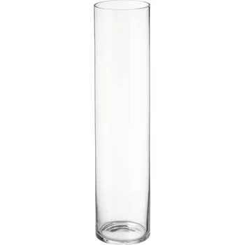 Váza Skleněná váza Cylinder 40 cm, průměr 10 cm
