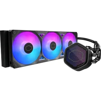 Počítač Cooler Master vodní chladič MasterLiquid Atmos II Pixel LED, 3x120mm, LGA1851, AM5, černá MLX-D36M-A25SZ-P1