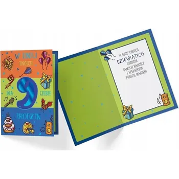 Obraz Přání PR-334 Narozeniny 9 let chlapec