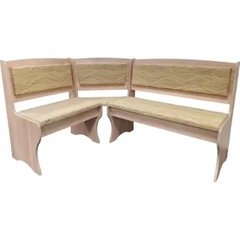 Rohová lavice BUREWALA, dub sonoma/látka Monaco, 5 let záruka