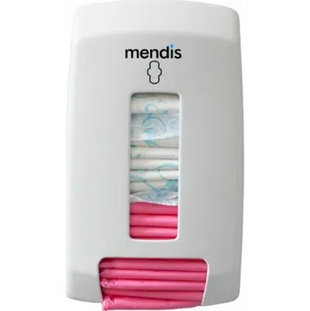 Mendis Zásobník na menstruační vložky 23 x 13 x 10 cm bílý