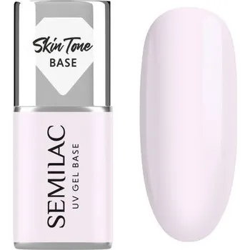 Přípravek na nehty Semilac - Krycí báze Milky Pink 7 ml