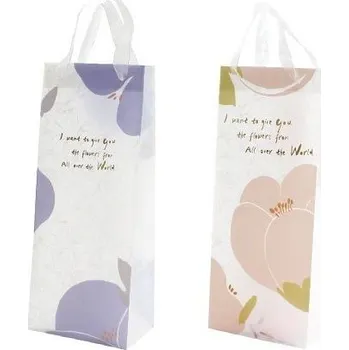 Dárková taška Dárková taška PP na víno - B - Flowers - 75944