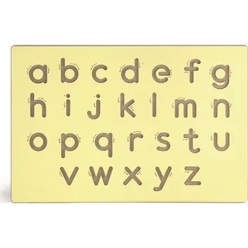 Dřevěná hračka Výměnný panel s malými písmeny