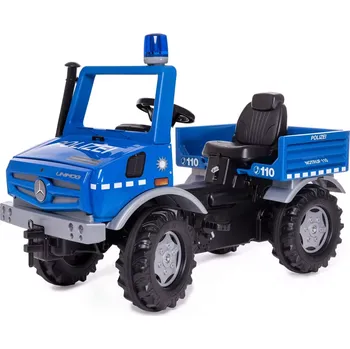 Hračka Šlapací traktor Rolly Unimog Policie s majákem