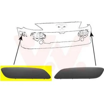 Lišta karosérie Ozdobná / ochranná lišta, nárazník VAN WEZEL 4041582