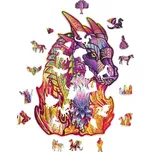 Dřevěné puzzle drak