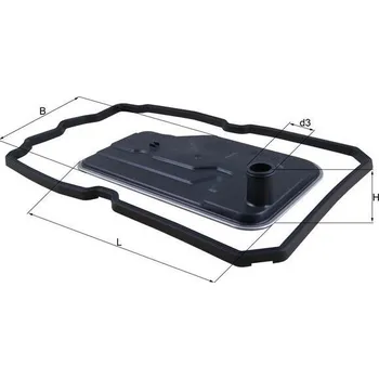 Hydraulický filtr Hydraulický filtr, automatická převodovka MAHLE HX 124D