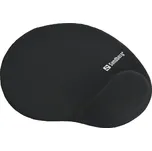 SANDBERG Mousepad with gel wrist pad Bk