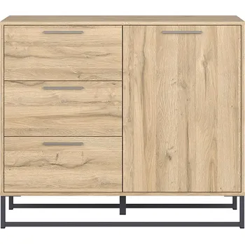 Komoda Black Red White Gamla KOM1D3S (dub grandson)