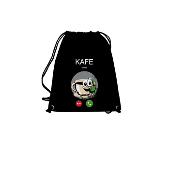 Sportovní vak Bastard Kafe volá vak Black