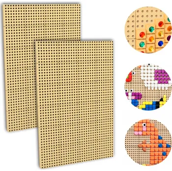 Kancelářský nábytek MASTERKIDZ kreativní STEM nástěnná tabule – sada 2 ks + montážní panel 120 × 80 cm