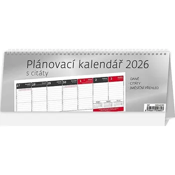 Kancelářské potřeby Helma365 Stolní plánovací kalendář s citáty 2026