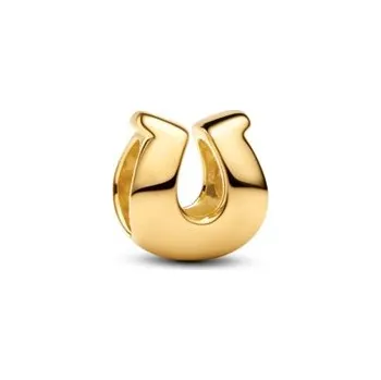 Přívěsek Zlacený minipřívěsek PANDORA Podkova 764517C00