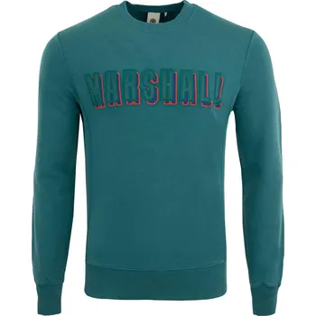 Pánská mikina FRANKLIN & MARSHALL Pánská mikina Franklin & Marshall Fleece Cotton, zelená, S ZELENÁ