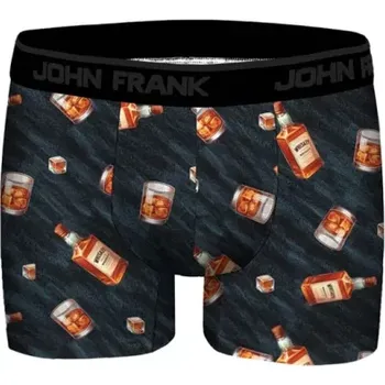 Pánská móda JFBDMOD155 - pánské boxerky John Frank, 2XL, černá