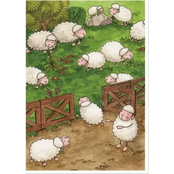 Obraz Pohlednice s omalovánkou - Kdo vstoupí Szaron