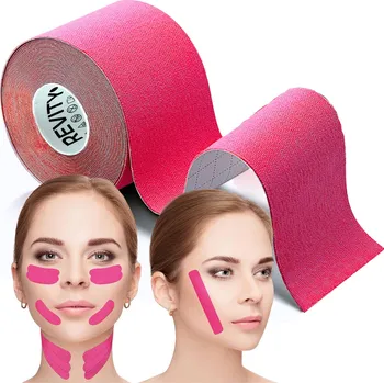 Zdravotnický materiál REVITY Kineziologická tejpovací páska 5 cm x 5 m - na obličej a poprsí RŮŽOVÁ