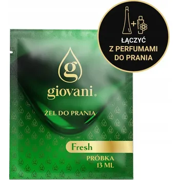 Prací gel Gel na praní Giovani - VZORKY Typ vzorku gelu: Vzorky FRESH a SWEET (2 praní)