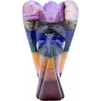 Čakrový anděl strážný z polodrahokamů XL - cca 5 cm