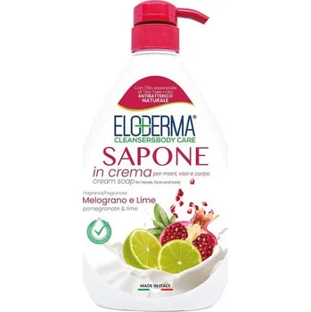 Mýdlo Mýdlo na ruce Eloderma granátové jablko a limetka 1000 ml IDDRZEX09144