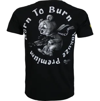 Pánské tričko Yakuza Premium Selection Tričko Yakuza Premium 3908 - černé - Born to Burn Velikost: 5XL