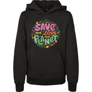 Chlapecká mikina Kids Save And Love Hoody - black 110/116