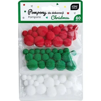 Obraz INTERDRUK BAMBULE NA DEKORACE pro výtvarné práce 60 ks VÁNOČNÍ